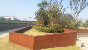万宁耐候钢挡土墙